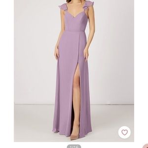 Bridesmaid dress wisteria